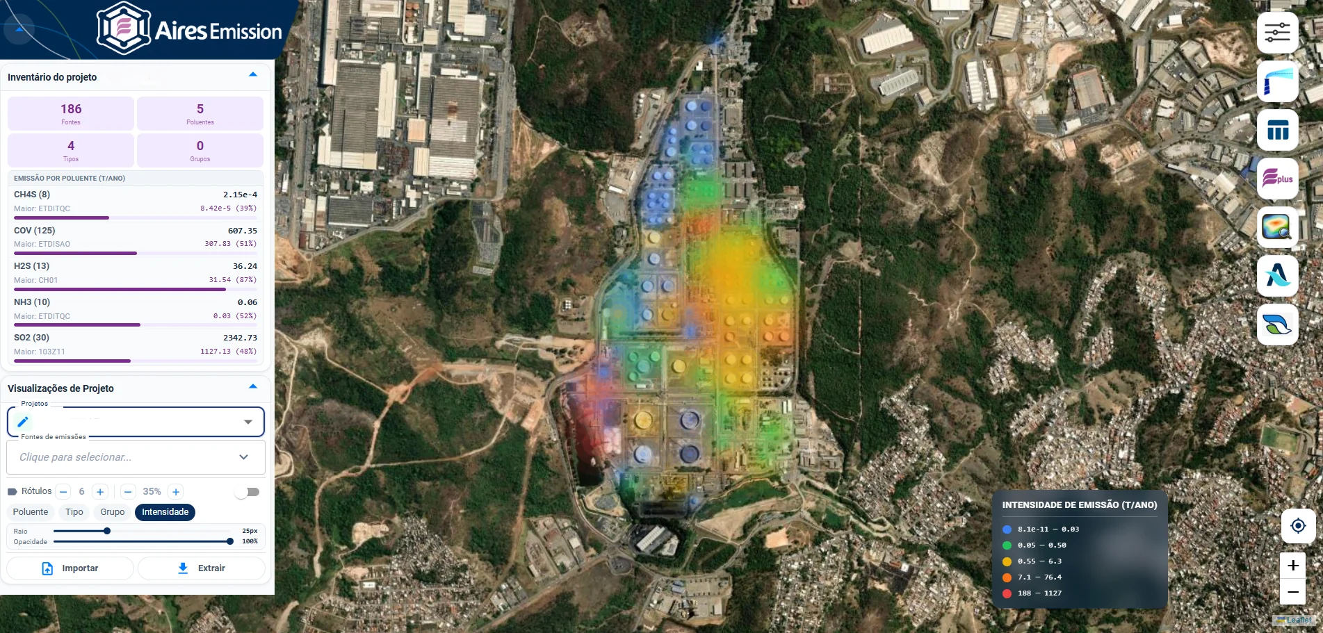 AiresEmission — Gestão de inventários de emissões atmosféricas